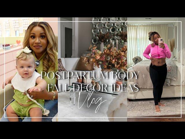 Vlog | Fall Decor Ideas 2024, Baby’s Ears Pierced + Sharing My Postpartum Body!