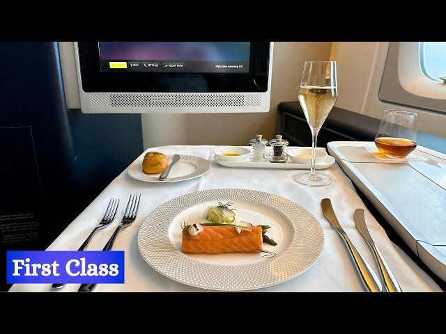 $13,489 British Airways A380 First Class | London󠁧󠁢󠁥󠁮󠁧󠁿 to Boston Flight | 4K Full Review