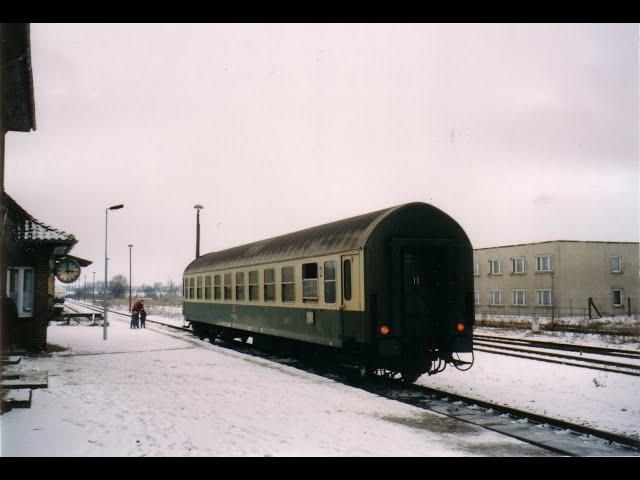 Bahnstrecke Teterow - Gnoien (10.02.1996)