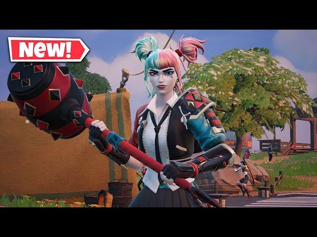 NEW KARUTA HARLEY QUINN Skin Gameplay In Fortnite!