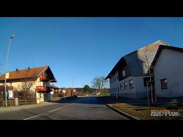 D: Rabenden. Gemeinde Altenmarkt a.d.Alz. Landkreis Traunstein. Ortsdurchfahrt. Dezember 2018