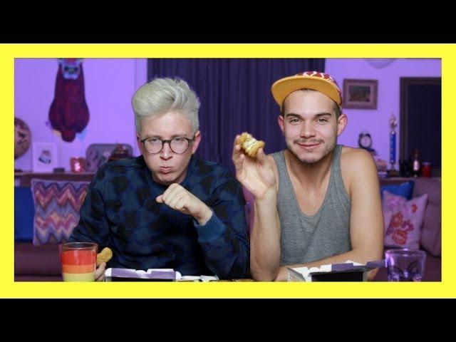 The Chicken Nugget Challenge Rematch (2014) | Tyler Oakley