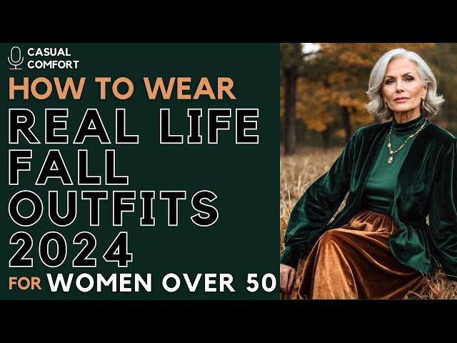 Real Life Fall Outfits for Women Over 50 | Fall Outfit Inspiration 2024