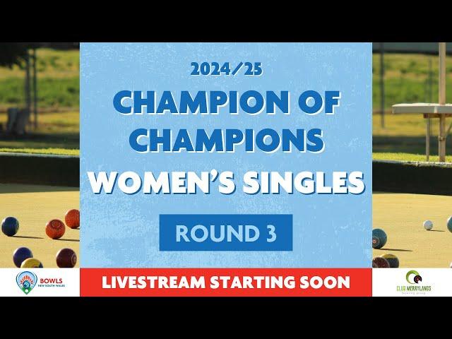  LIVE | Champion of Club Champions | Women Round 3