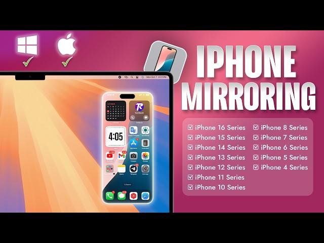 [FREE] How to Mirror iPhone to PC / Laptop / Windows / Mac