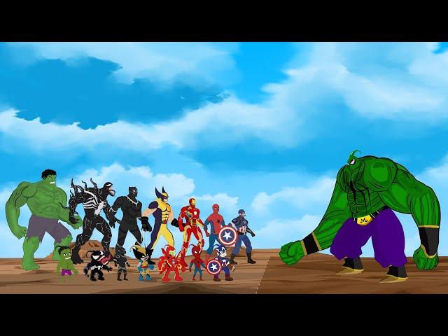 IF THE AVENGERS MARVEL Team is Transformed Into Baby by Mabu-HULK: Who Will Win? SUPER HEROES MOVIE