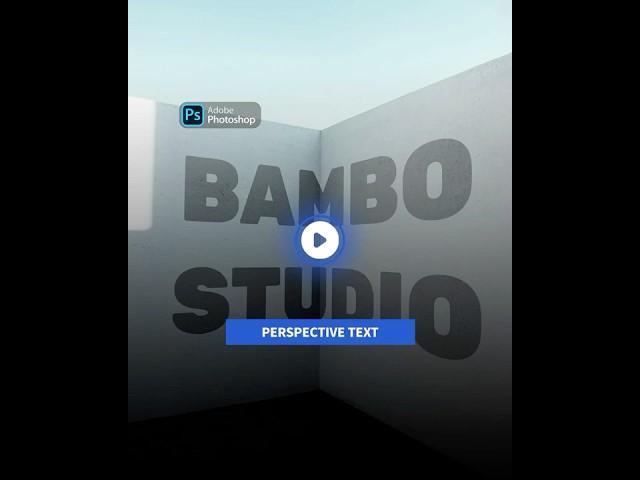 Perspective Text (Vanishing Point) - Short Photoshop Tutorial