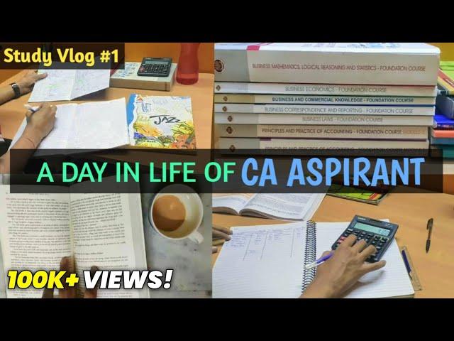 A Day In Life Of CA Student / Aspirant | Episode 1 | Shubham Gupta | CA motivation