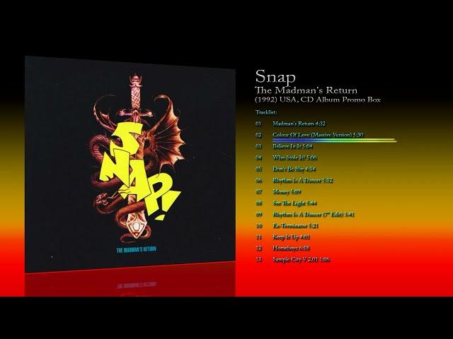 Snap (1992) The Madman's Return [CD Album - Promo Box]