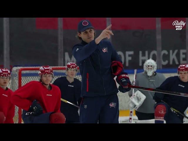 Blue Jackets assistants bring NHL flair to IFK Helsinki U20's morning skate