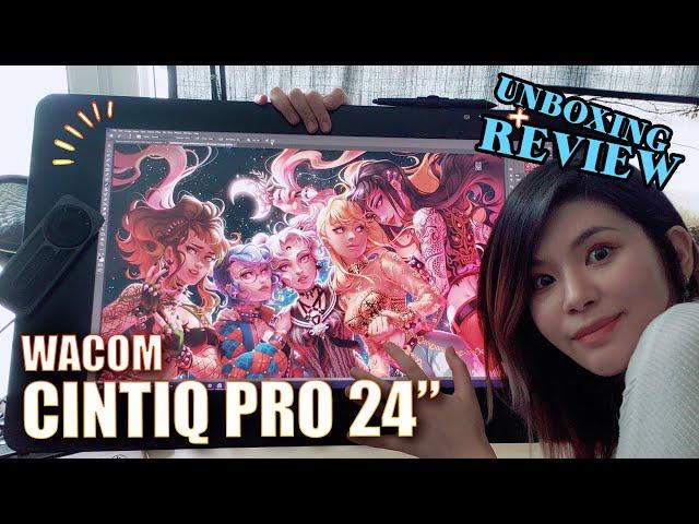 WACOM CINTIQ PRO 24" / UNBOXING AND REVIEW + my history with tablets