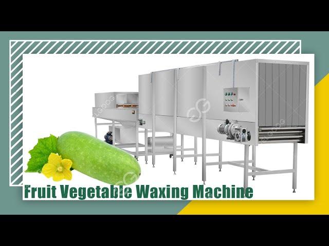 Industrial Fruit Vegetable Waxing Machine for Pumpkin