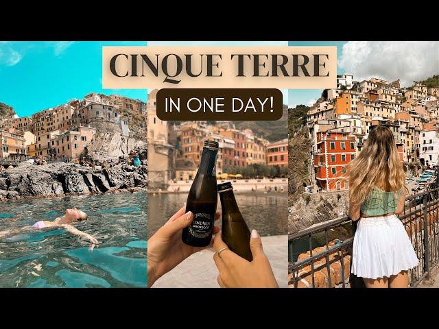 Visiting all 5 towns in Cinque Terre IN ONE DAY! | Is it worth it? | Travel Guide | Travel to Italy