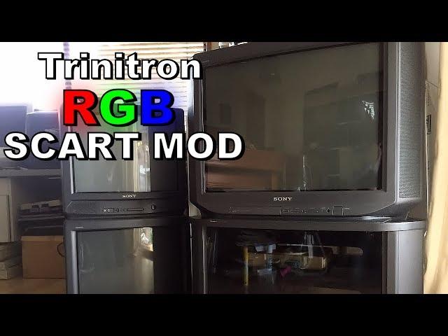 Sony Trinitron RGB SCART Mod! KV-J29SZ2
