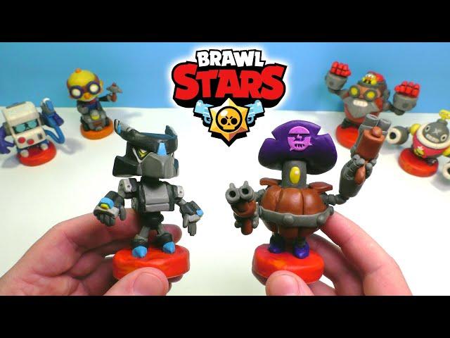 BRAWL STARS - Mecha Crow and Darryl with clay