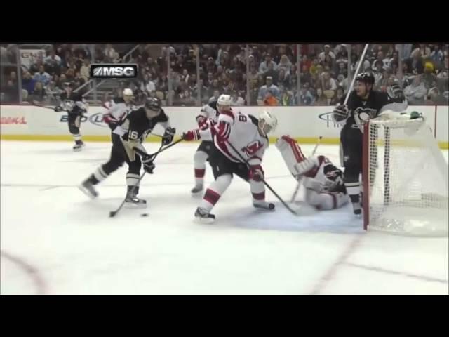 Martin Brodeur stick save 02.02.2013