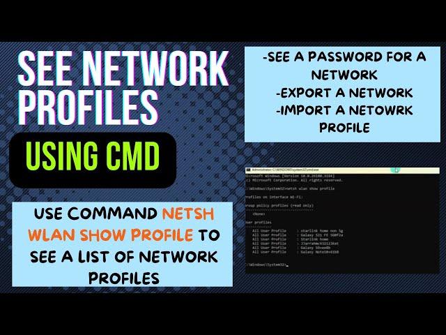 Find, View, & Delete WiFi Passwords Using CMD – Windows Tutorial!