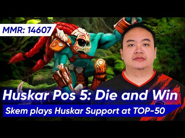 SKEM HUSKAR 5 POS TOP MMR | Dota 2 Support Pro Gameplay 7.37