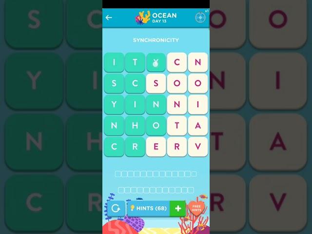 Wordbrain 2 Ocean Event Day 13 2022 Answers