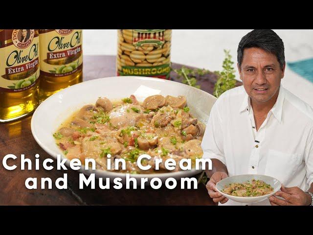 Goma At Home: Chicken With Creamy Mushroom Sauce