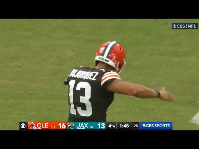 The Browns Hit A Game Winning... Punt?