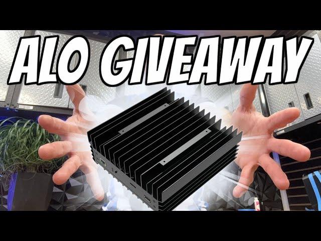 I'm legit GIVING AWAY my Iceriver AL0 Alephium Miner