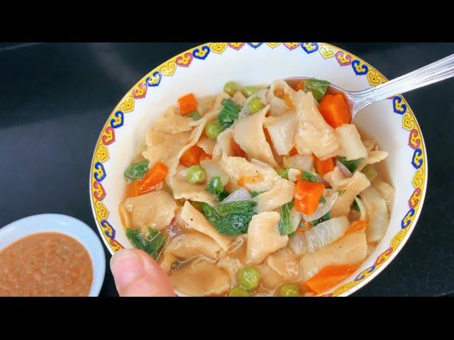 One Pot Meal | Veg Thenthuk | Tibetan Hand Pulled Noodle Soup