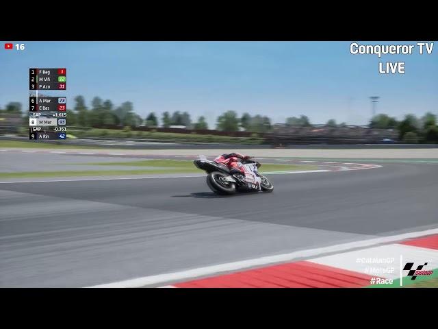 Marc Marquez Vs Jorge MartinRace MotoGP Catalunya #SolidarityGP