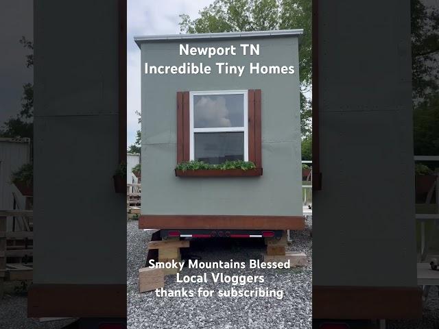 Incredible Tiny Homes Tours Incred-I-box Newport Tennessee builder designer Randy Jones #shorts