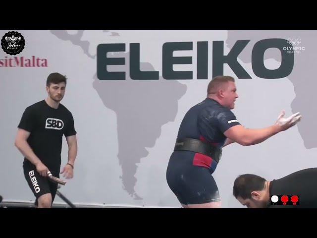 Carl Peter Sommerseth - 16th Place 820kg Total - 120kg Class 2023 IPF World Classic Championship