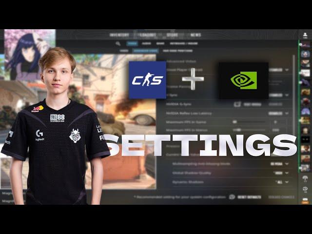 m0NESY CS2 Settings + NVIDIA