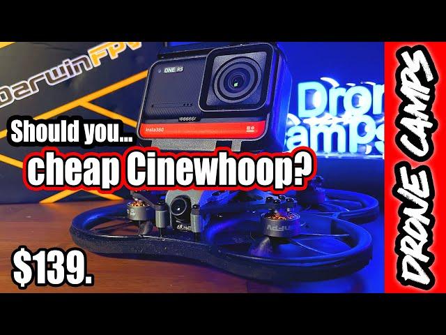 CHEAP Cinewhoop! - DarwinFpv CineApe 25 4S Cinewhoop - REVIEW & FLIGHTS