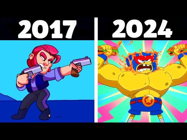 ВСЕ МУЛЬТИКИ BRAWL STARS 2017 - 2024!