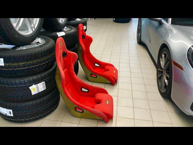 Ferrari 348 Challenge Seats - OMP VID Carbon Kevlar