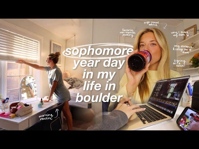 sophomore year day in my life (+ q&a)