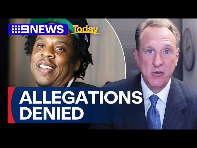 Jay-Z calls shocking rape allegations 'blackmail attempt’ | 9 News Australia