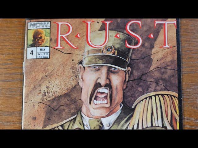 Reviewing and doing a deep dive into the comic book Rust number 4.