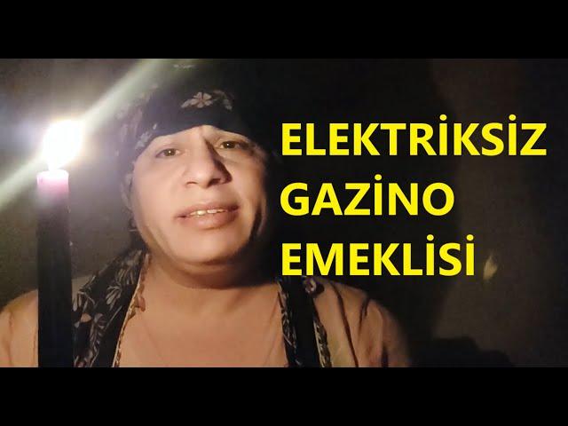 ELEKTRİKSİZ YAŞAYAN MUMLU KADIN