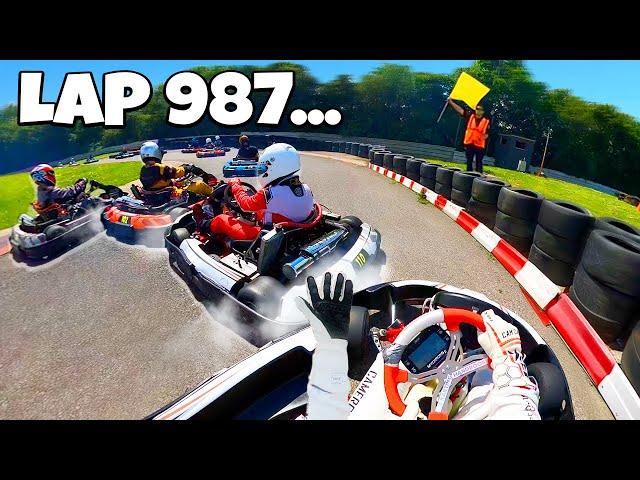 I survived a 1059 LAP KART RACE and here’s what happened…