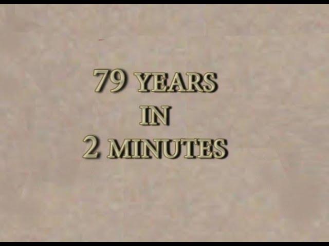 79 years in 2 minutes