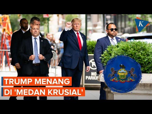 Trump Menang di Pennsylvania, Negara Bagian Penentu Pilpres AS