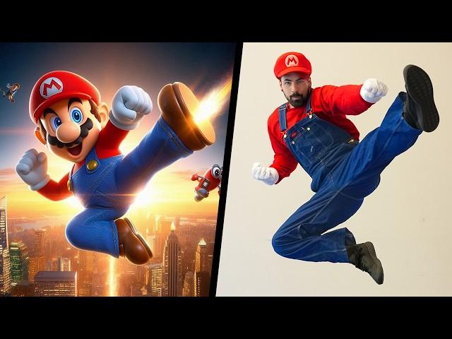 Stunts From Super Mario In Real Life