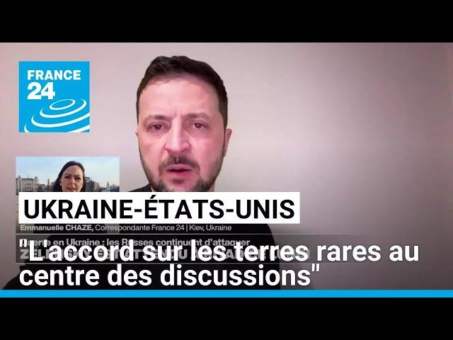 Rencontre Ukraine-États-Unis : "L'accord sur les terres rares au centre des discussions"