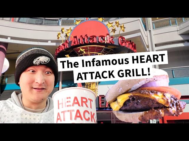 The Infamous HEART ATTACK GRILL! Trying Vegas' Biggest TOURIST TRAP!