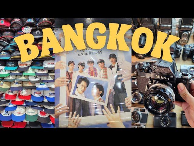 Bangkok Vlog 2023  Night Market Vintage Shopping