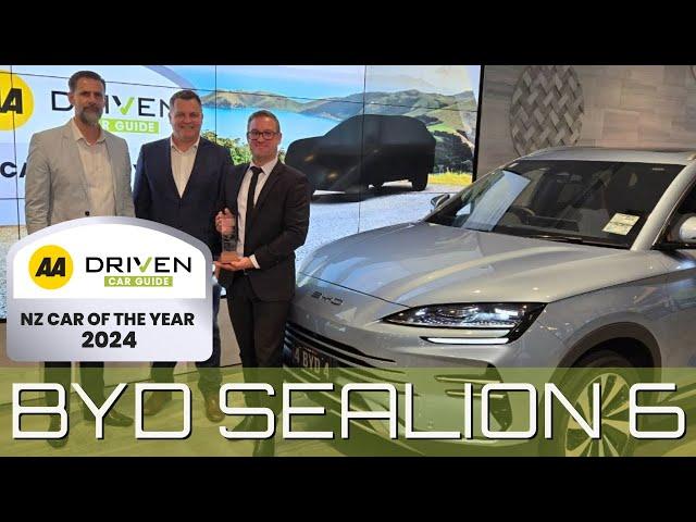 BYD Sealion 6 wins the 2024 AA DRIVEN Car Guide NZ Car of the Year!