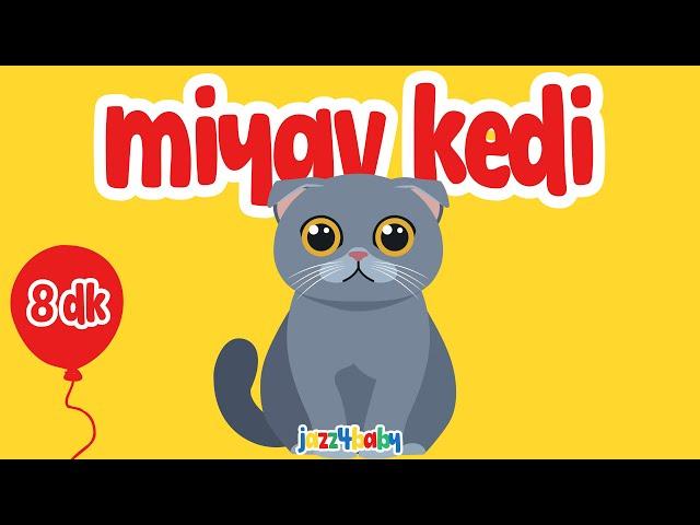 Bebek Şarkıları | Miyav Kedi | Çocuklar için Jazz | Eğitici Çocuk Şarkıları