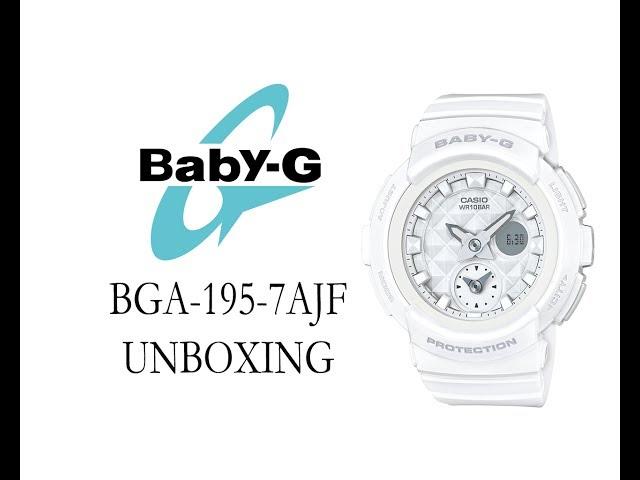 BABY-G BGA-195-7AJF UNBOXING