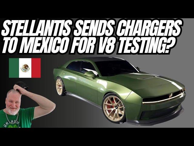 Stellantis Sends 2 Dodge Charger Daytona's To Mexico For V8 Testing