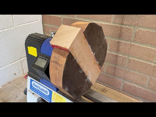 Sapele and Beech Fruit Bowl - Wood turning